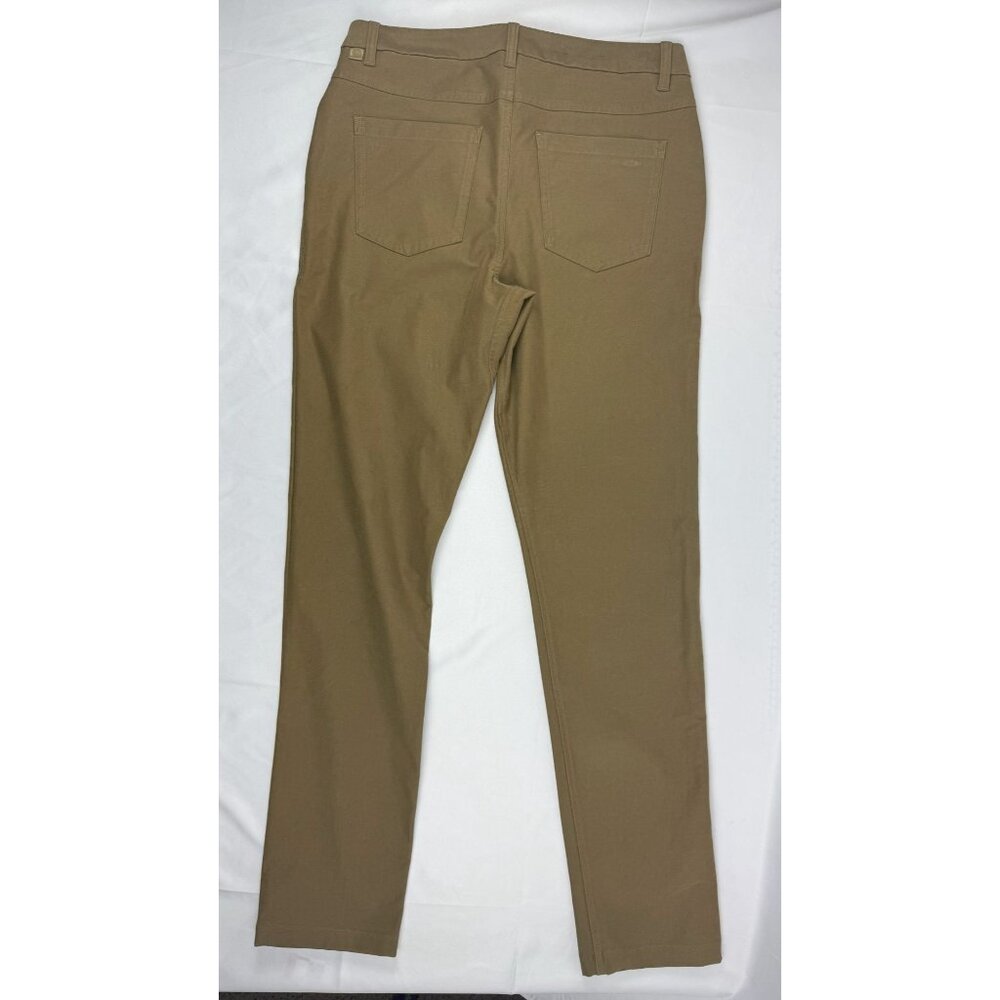 LULULEMON ABC Slim Fit Utilitech Pants Brown Jeans Stretch Mens 31x33 Office - Picture 3 of 10